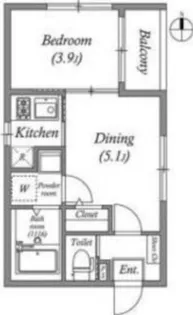 大阪府大阪市生野区小路東2丁目【アパート】の間取り