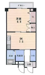 リッチ・キャッスルⅠ【2階】の間取り