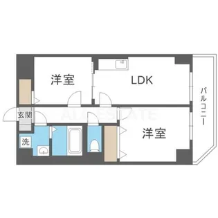 大阪府大阪市生野区中川2丁目【マンション】の間取り
