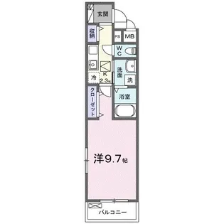 ヒカルサ豊橋小池【1階】の間取り