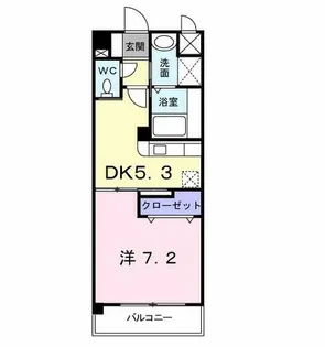 エス テイト守恒【6階】の間取り