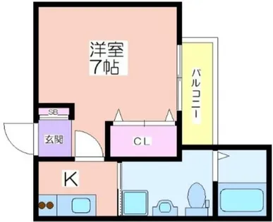 WING住之江【3階】の間取り