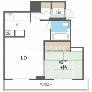 大阪府大阪市都島区中野町2丁目【マンション】の間取り