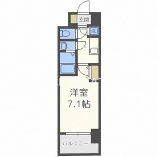 セレニテ京橋クレア【13階】の間取り