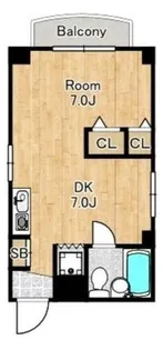 大阪府大阪市城東区蒲生2丁目【マンション】の間取り
