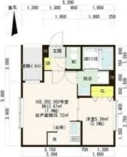 大阪府大阪市旭区中宮1丁目【アパート】の間取り