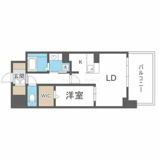 LaSante梅田北【6階】の間取り