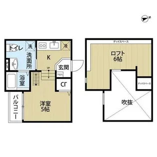 大阪府大阪市生野区田島6丁目【アパート】の間取り