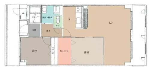 プロムナードイズモ【2階】の間取り