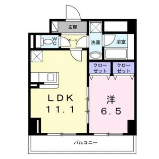 サニーレジデンス吉野Ⅱ【5階】の間取り