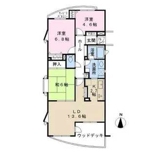 れじでんすK&T【2階】の間取り