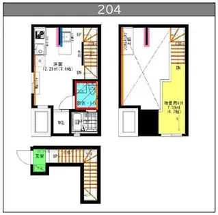 SOLID本山【204号室】の間取り