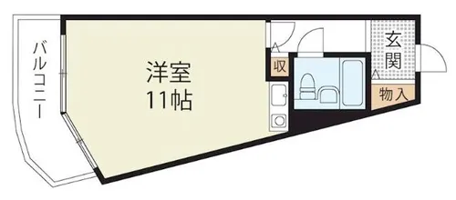 琵琶湖アーバンリゾートⅢ番館【4階】の間取り