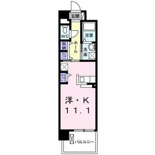 マンハッタン【207号室】の間取り
