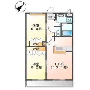 ル・パッサージュ【1階】の間取り