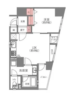 大阪府大阪市天王寺区玉造元町【マンション】の間取り