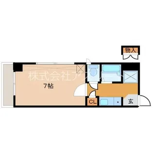 福岡県福岡市中央区薬院1丁目【マンション】の間取り