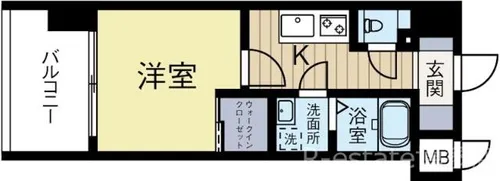 福岡県福岡市博多区博多駅南3丁目【マンション】の間取り