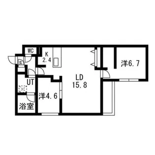 オリヴィオ南15西8【303号室】の間取り