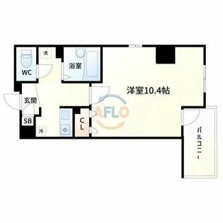 江坂OMパレス【7階】の間取り