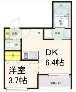 ハーモニーヒルズ豊田本町【3階】の間取り