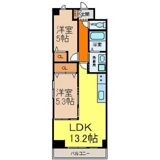 The Sengen Terrace (センゲンテラス)【4階】の間取り