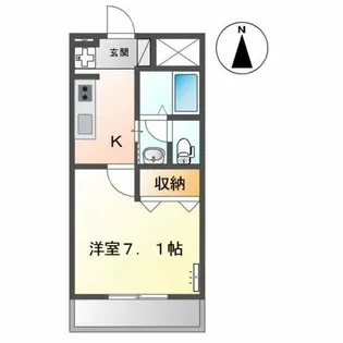 リバーサイド21【1階】の間取り