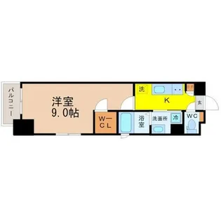 Casa Avenue Ikeshita【7階】の間取り