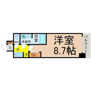 S-RESIDENCE名駅West【15階】の間取り