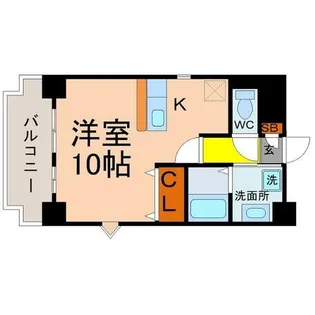 ヴェルディー橘【4階】の間取り