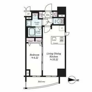 プレサンス栄ラグジュ【202号室】の間取り
