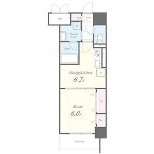 愛知県名古屋市中川区尾頭橋4丁目【マンション】の間取り