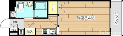 ルーセントパークショア【5階】の間取り