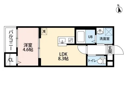 愛知県名古屋市中川区露橋2丁目【アパート】の間取り