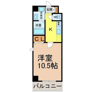愛知県名古屋市熱田区沢下町【マンション】の間取り