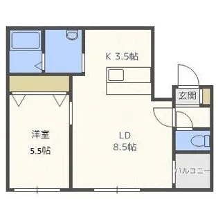 メゾン・ド・ステラV【4階】の間取り