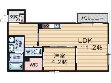 大阪府茨木市春日1丁目【アパート】の間取り