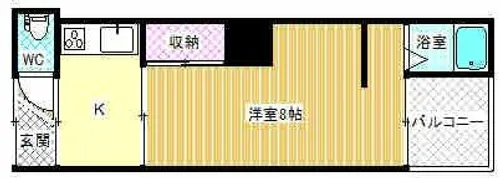 メゾン・ド・ウッド東新町【2階】の間取り