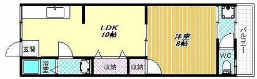 マンション葵【3号室】の間取り