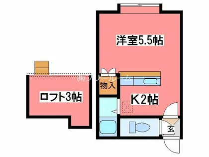 シャンドール札幌【2階】の間取り