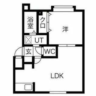 アルファレジデンス環状東【1階】の間取り