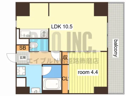 GLANZ高尾町【3階】の間取り