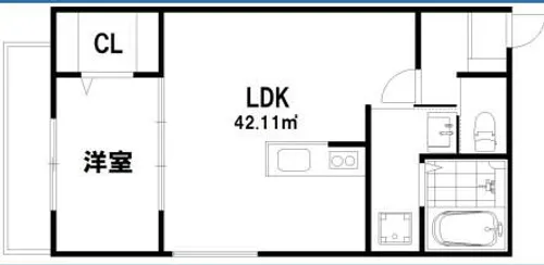 兵庫県尼崎市東園田町5丁目【マンション】の間取り