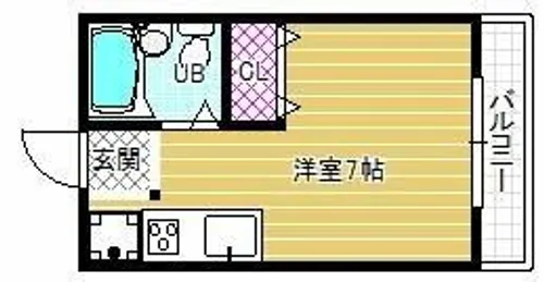 エステートピア・タケダ【1階】の間取り