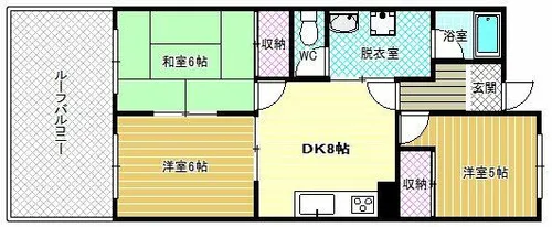 グレースコート青葉丘【1階】の間取り