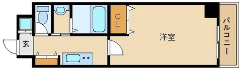 シエテ南塚口【3階】の間取り