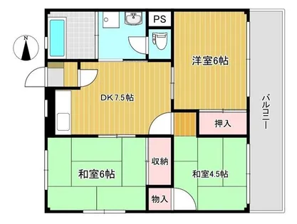 松本ビル【204号室】の間取り