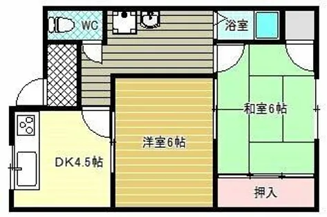 メゾン辻【302号室】の間取り