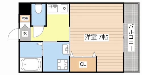 ハイツForYouⅡ【101号室】の間取り