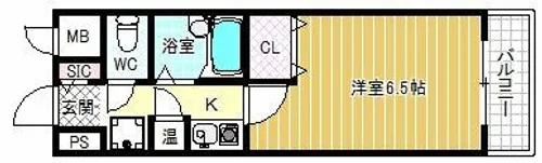 レイナ錦織【3階】の間取り